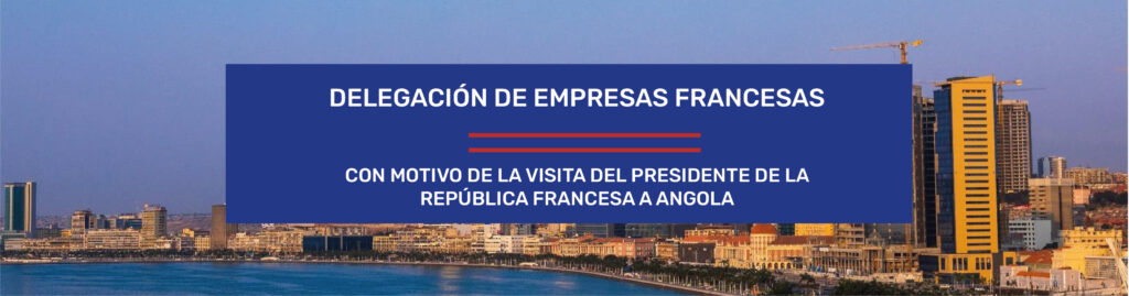 Delegación de empresas francesas en Angola